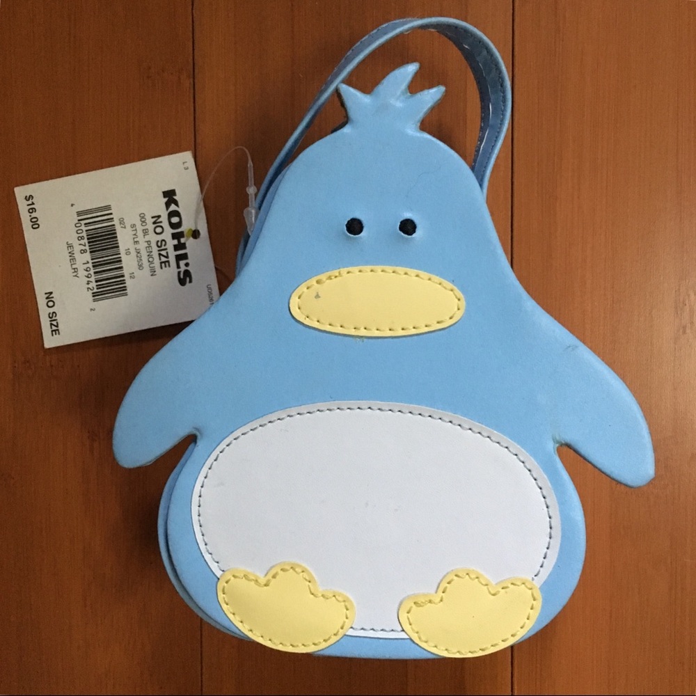 Jewelry Case - Blue Penguin